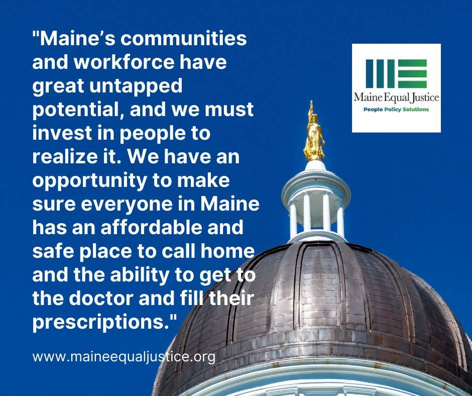 Maine Equal Justice's budget statement